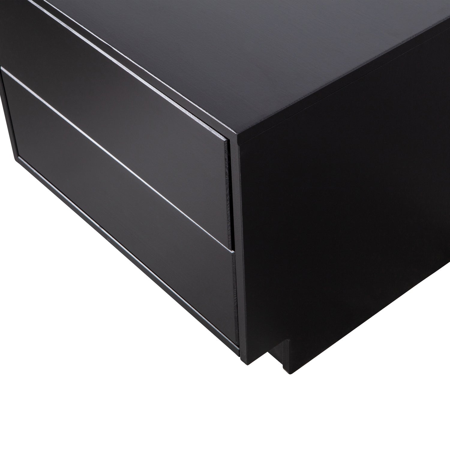FINCA TV-MOBEL 50CM HOLZ TIEF SCHWARZ [fsc]