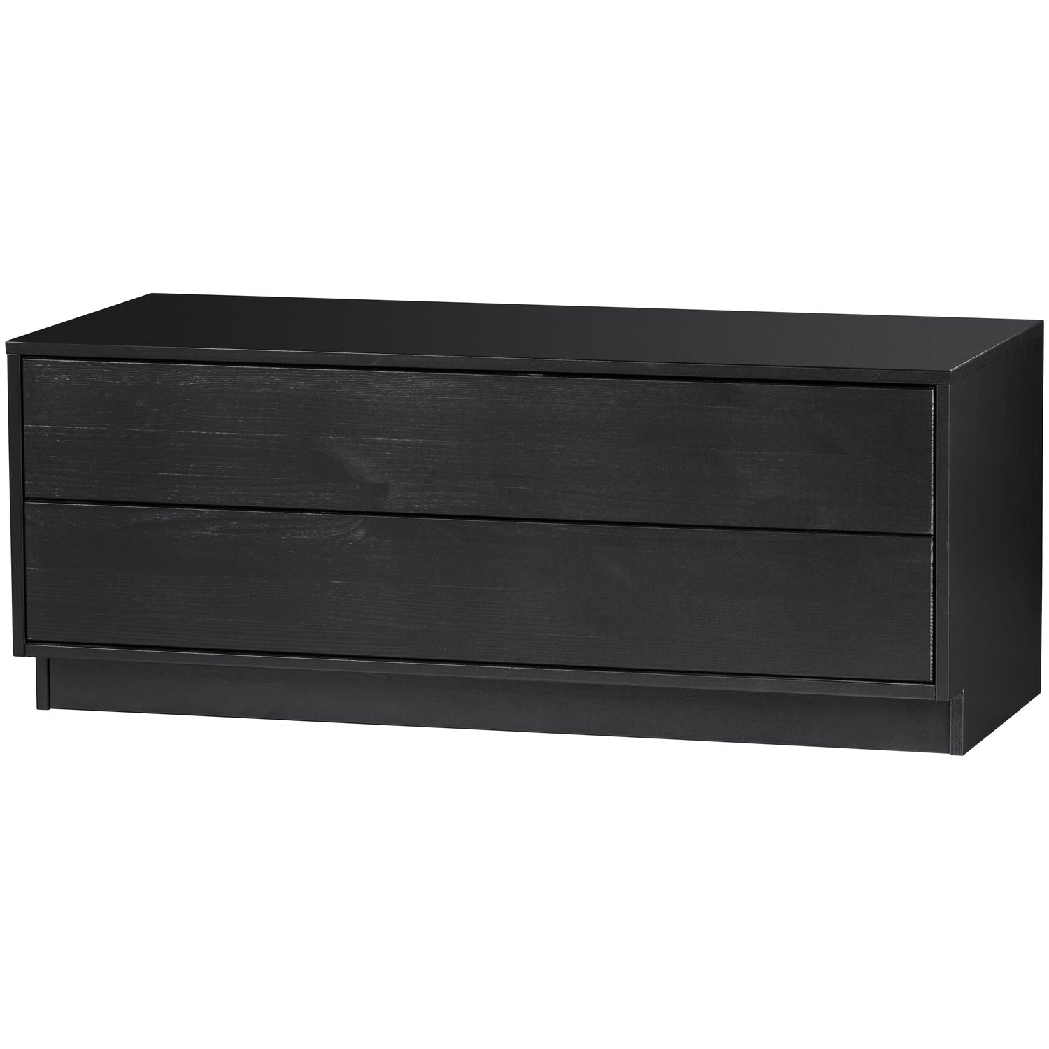 FINCA TV-MOBEL 100CM HOLZ TIEF SCHWARZ [fsc]