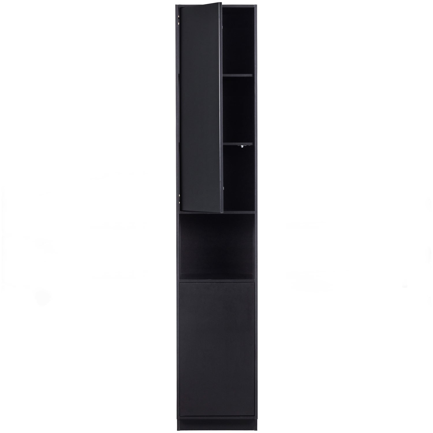 FINCA BUFETT / STAUSCHRANK 40CM HOLZ TIEF SCHWARZ [fsc]
