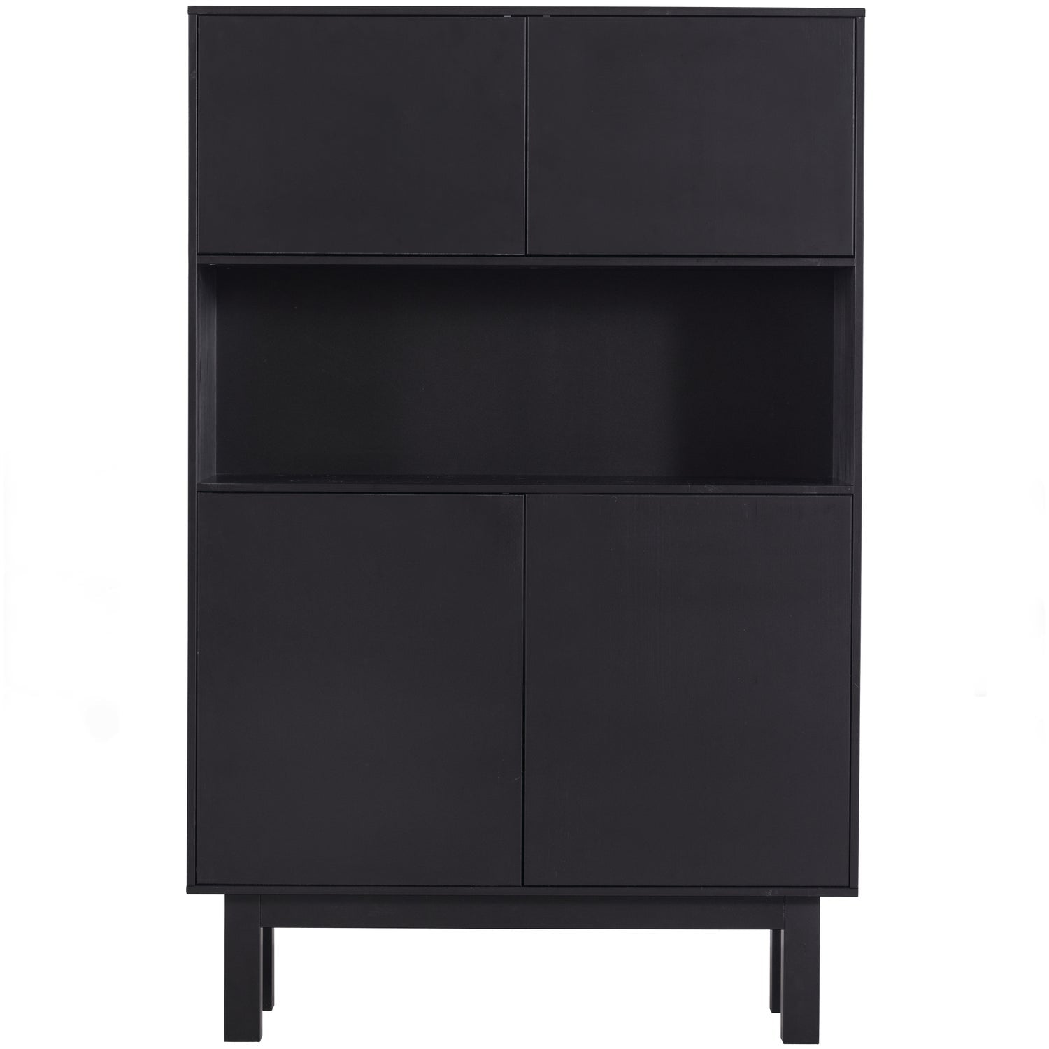 FINCA BUFETT / BAR SCHRANK HOLZ TIEF SCHWARZ [fsc]