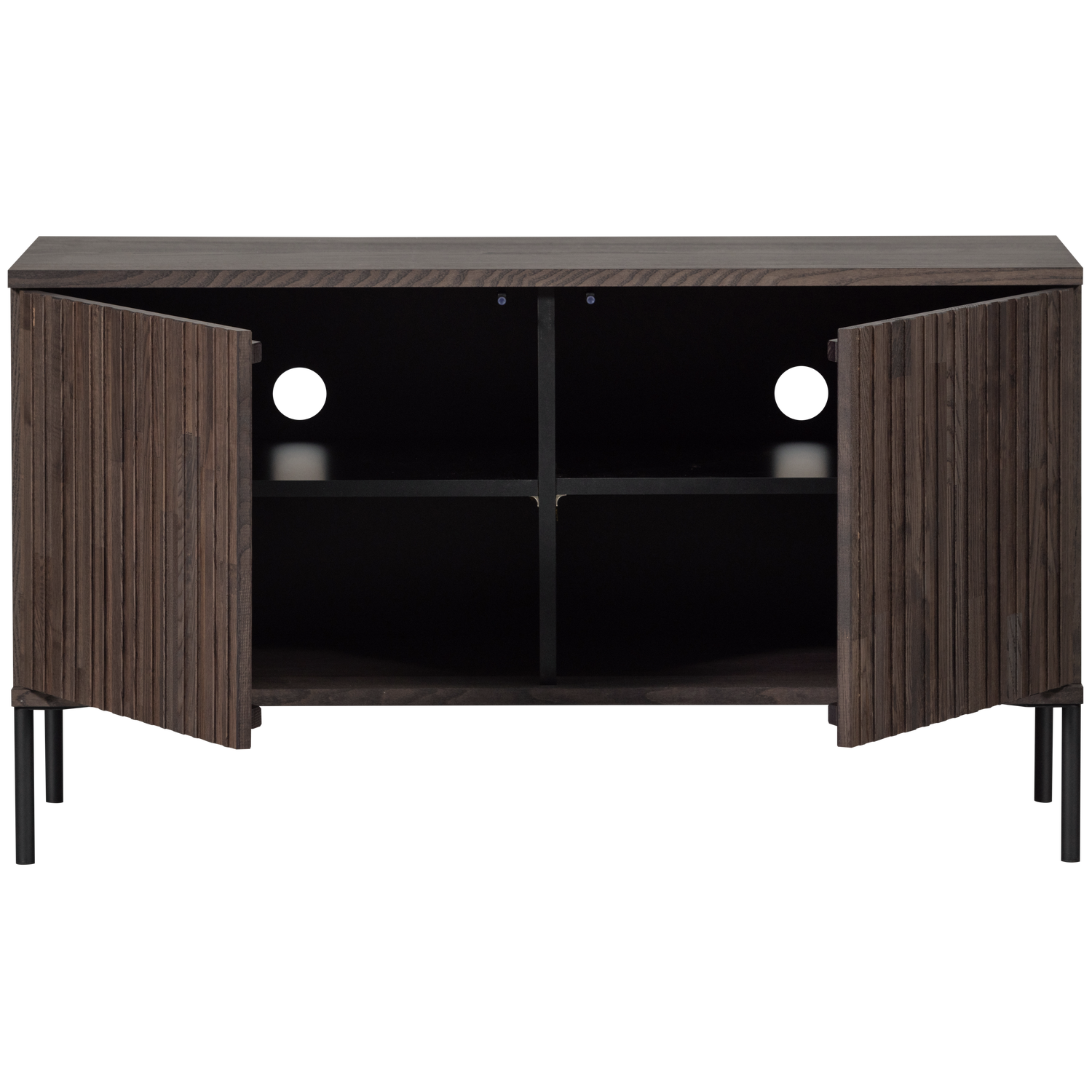 NEW GRAVURE TV-MOBEL 100 CM ASCHE FURNIER ESPRESSO [fsc]