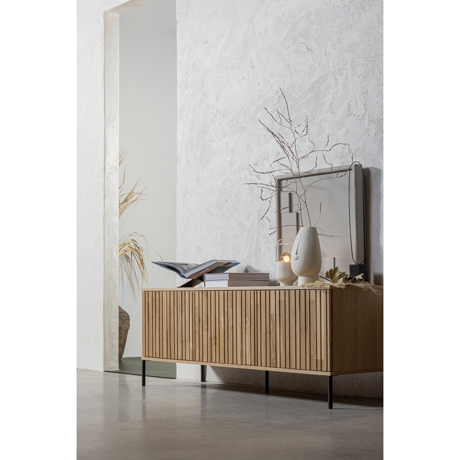 NEW GRAVURE TV-MOBEL 150 CM EICHE NATUREL [fsc]