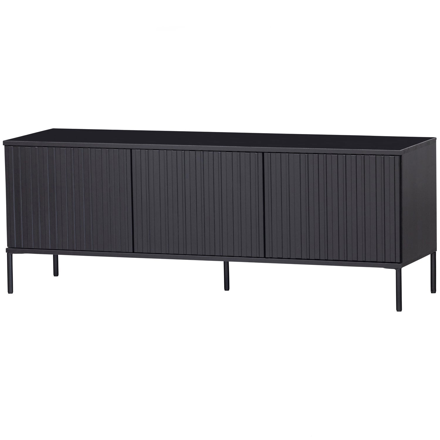 NEW GRAVURE TV-MOBEL 150 CM KIEFER SCHWARZ [fsc]