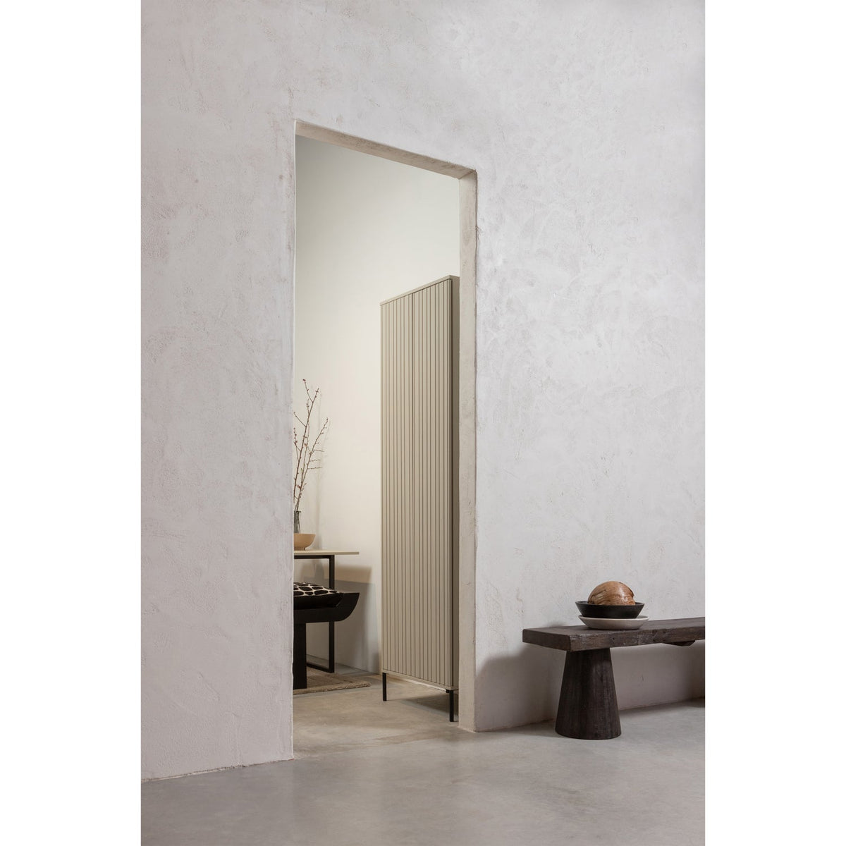 NEW GRAVURE SCHRANK MIT SCHUBLADEN KIEFER DUST [fsc]