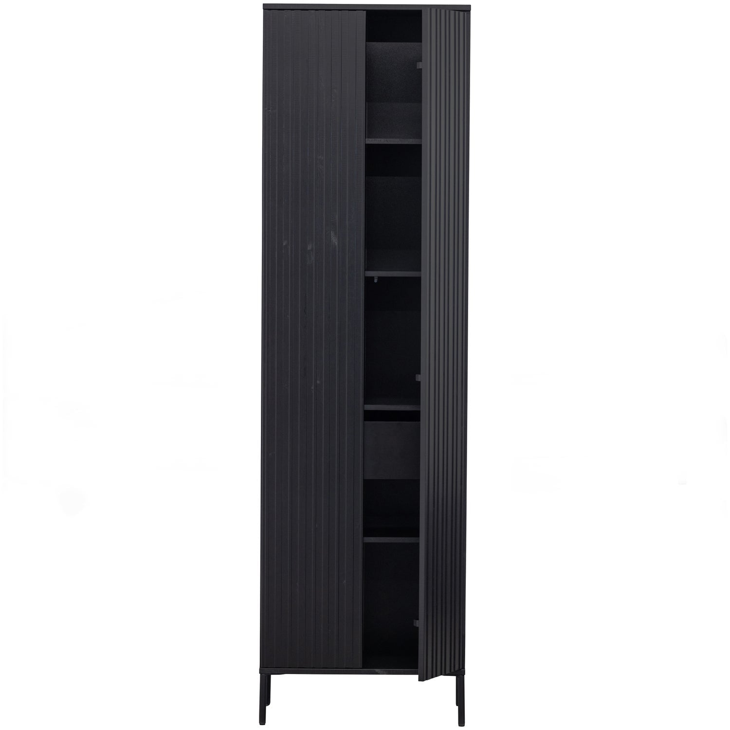 NEW GRAVURE SCHRANK MIT SCHUBLADEN KIEFER SCHWARZ [fsc]