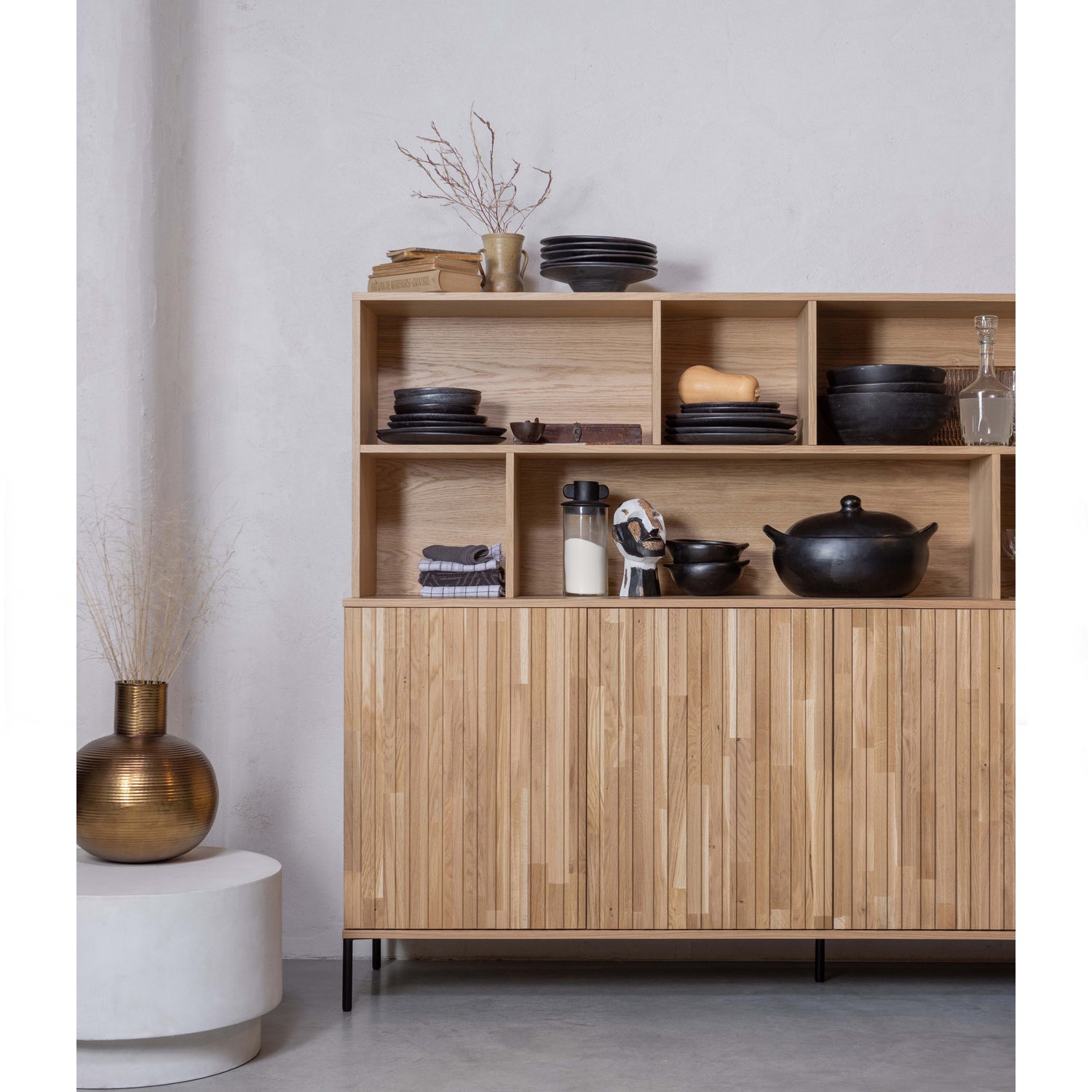 NEW GRAVURE KOMMODE 200 CM EICHE NATUREL [fsc]
