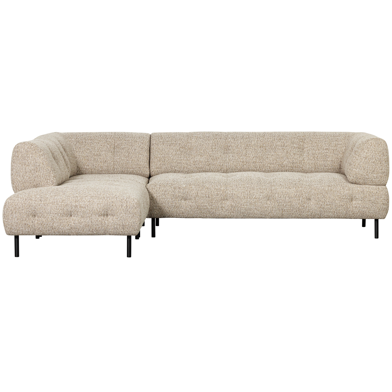 LLOYD ECKSOFA LINKS GROB GEWEBTES NATURLICH MELANGE