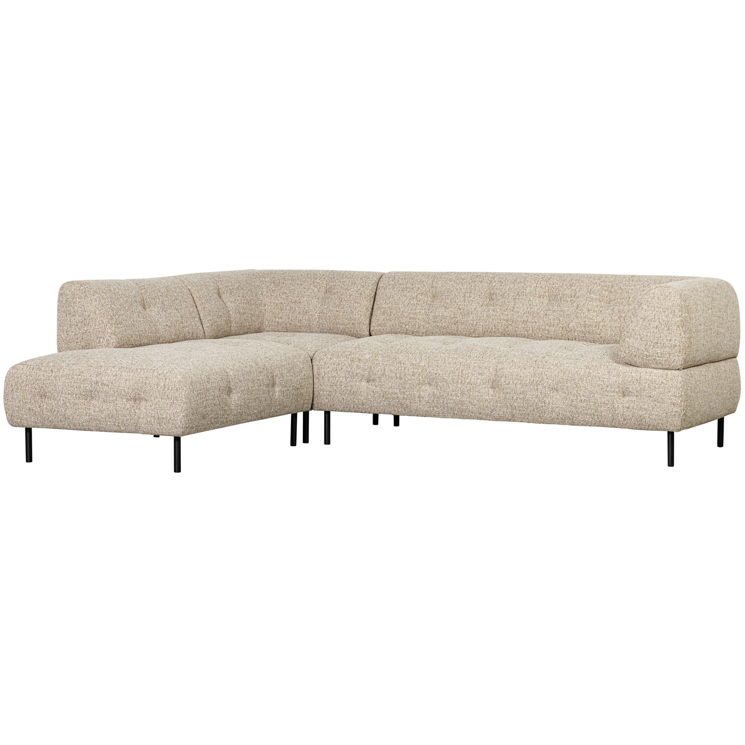 LLOYD ECKSOFA LINKS GROB GEWEBTES NATURLICH MELANGE