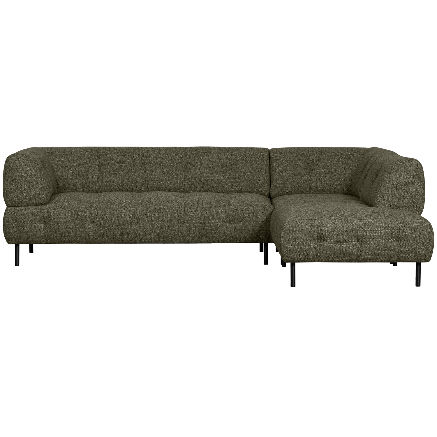 LLOYD ECKSOFA RECHTS GROB GEWEBTES GRUN MELANGE