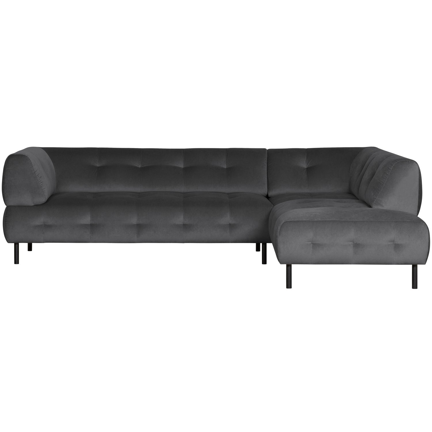 LLOYD ECKSOFA RECHTS WASHED VELVET CAST IRON