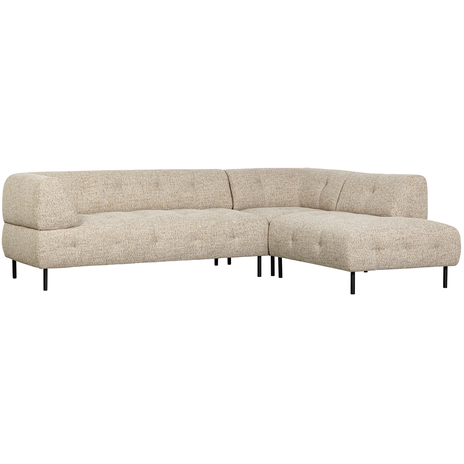 LLOYD ECKSOFA RECHTS GROB GEWEBTES NATURLICH MELANGE