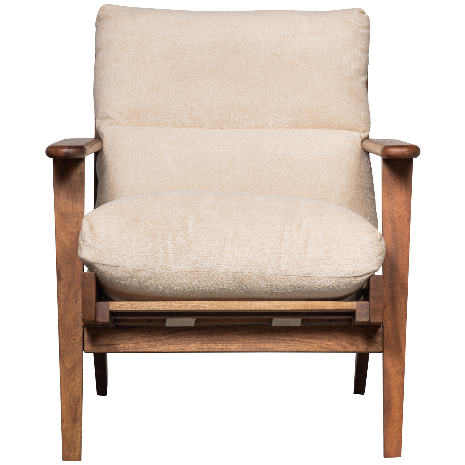 HOUSTON SESSEL BOUCLE/HOLZ NATUR