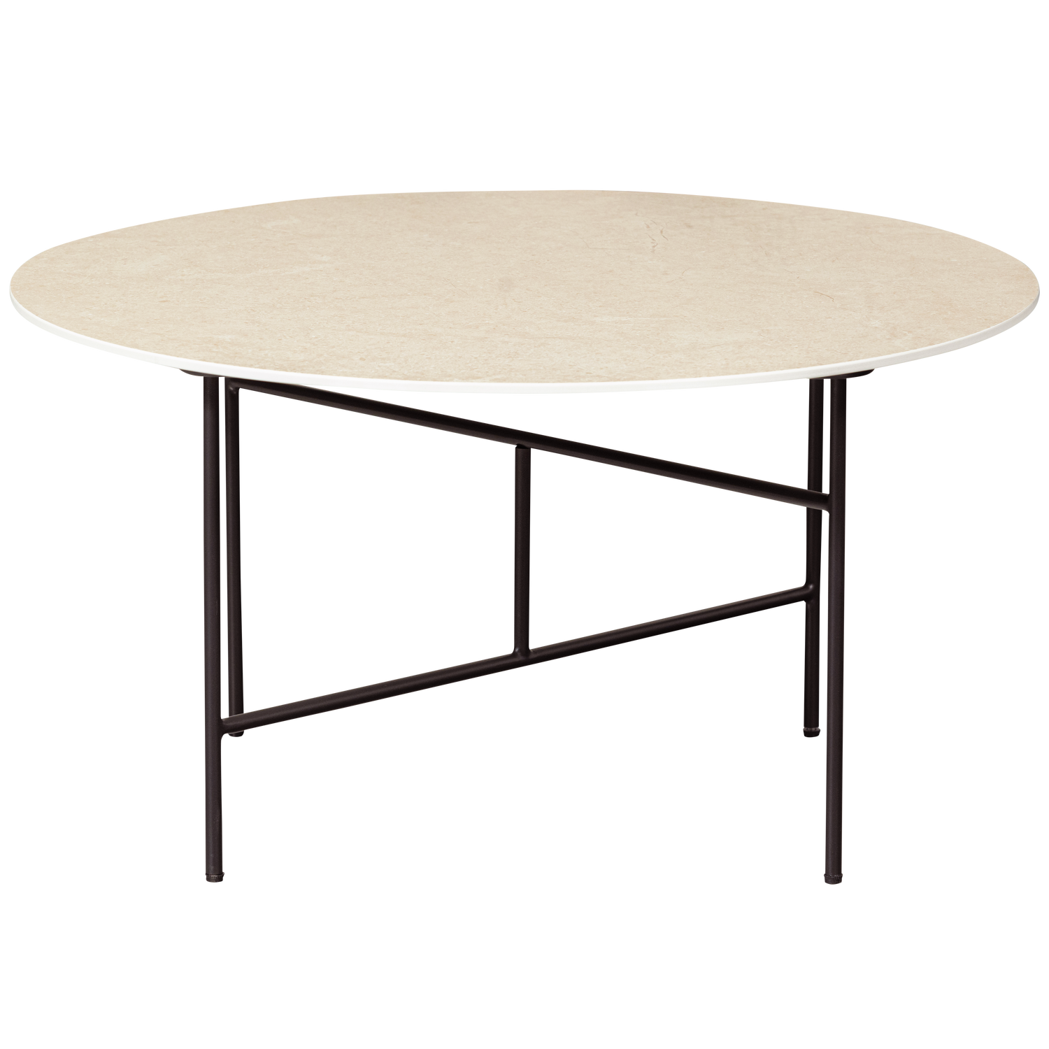 VIDA COUCHTISCH MIT MARBLE LOOK TOP NATURAL 40xO75