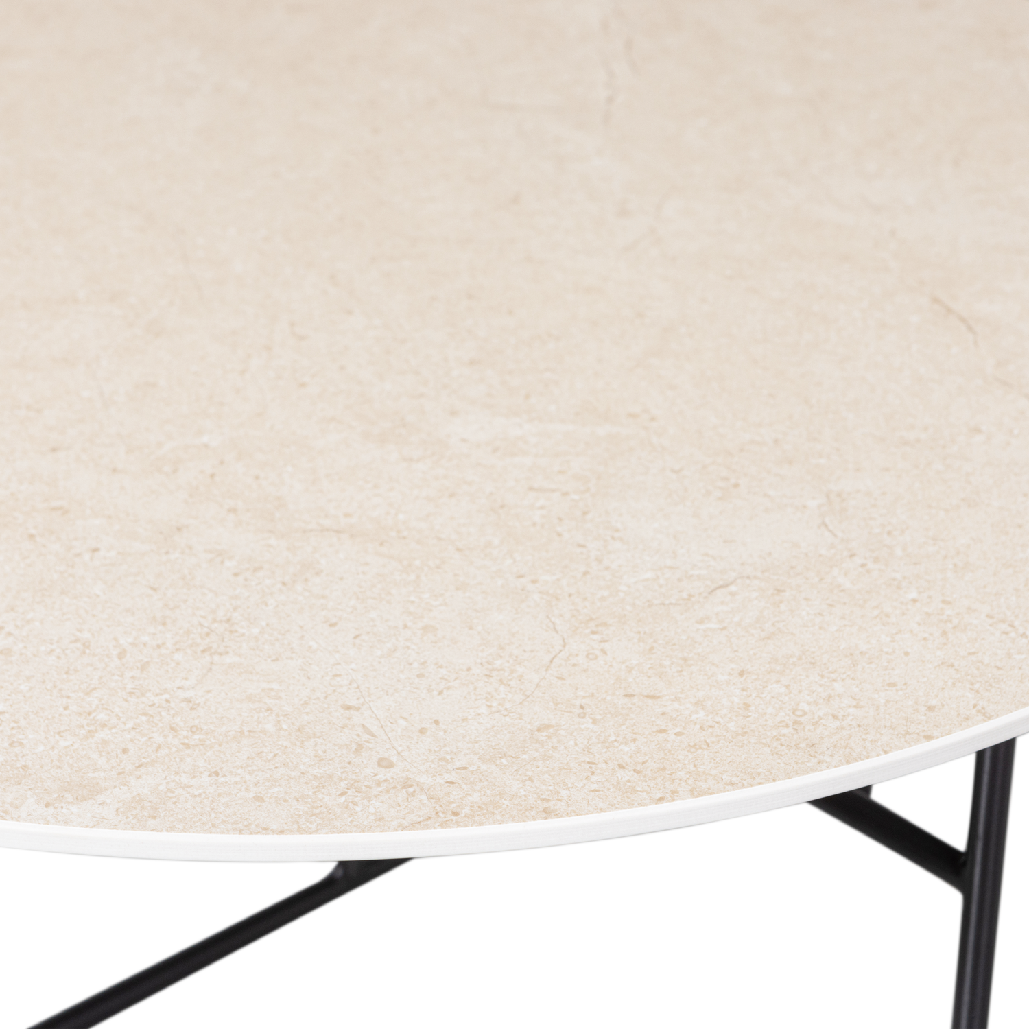 VIDA COUCHTISCH MIT MARBLE LOOK TOP NATURAL 40xO75