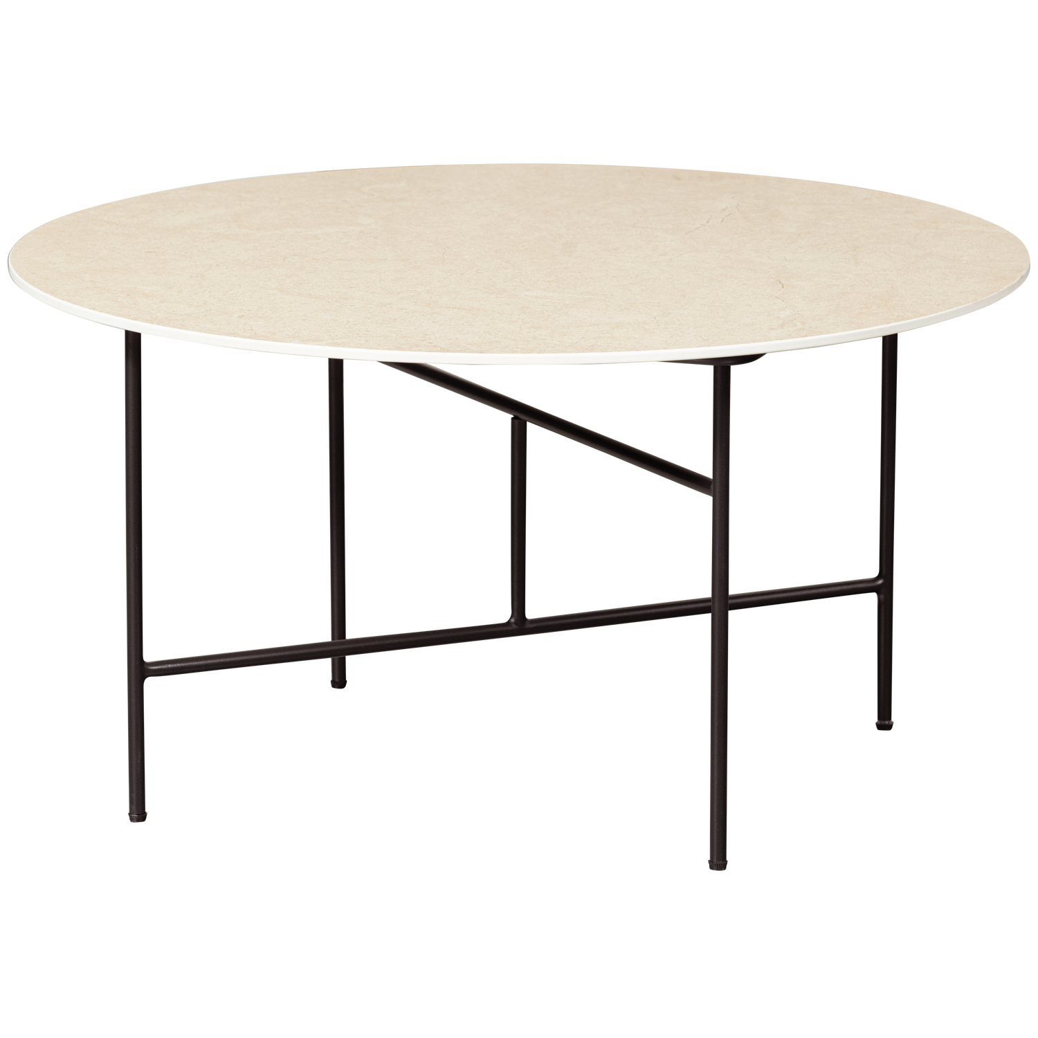 VIDA COUCHTISCH MIT MARBLE LOOK TOP NATURAL 40xO75