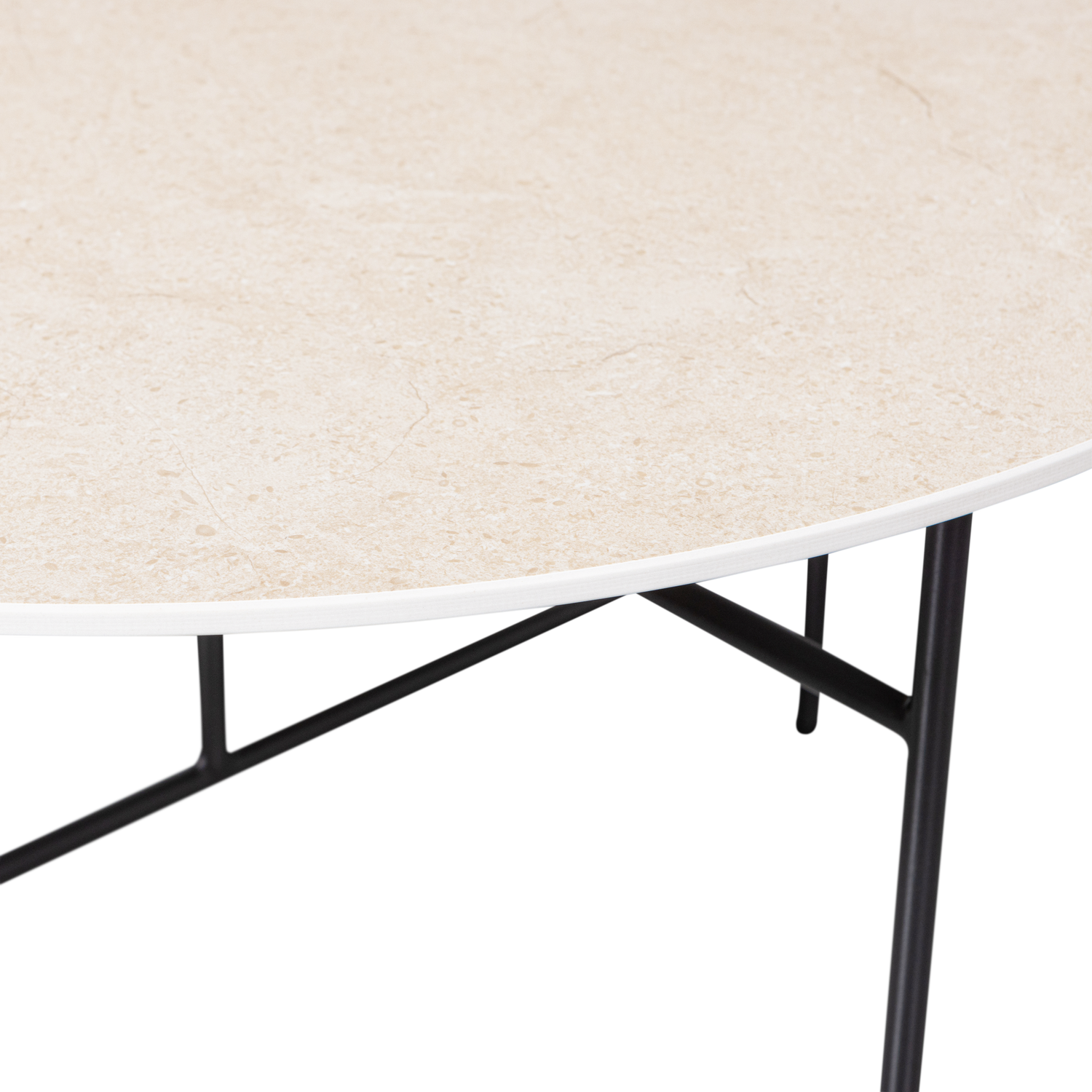 VIDA COUCHTISCH MIT MARBLE LOOK TOP NATURAL 40xO75