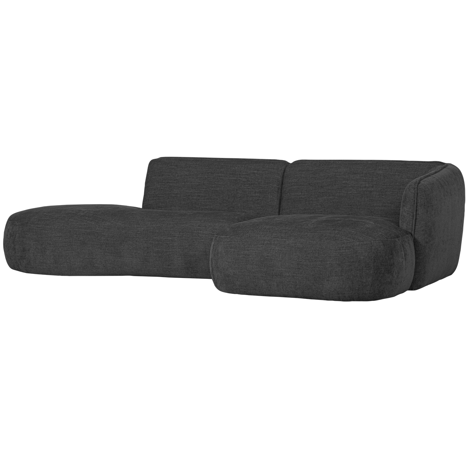 POLLY CHAISE LONGUE RECHTS GRAU