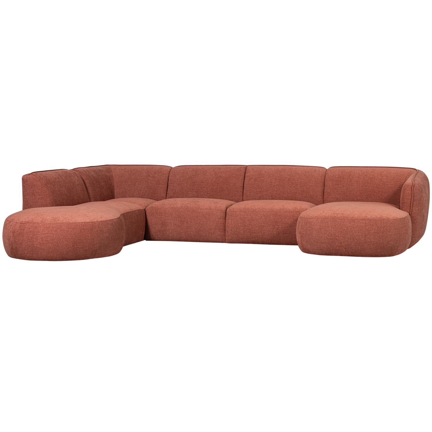 POLLY SOFA U-FORMIG LINKS ROSA
