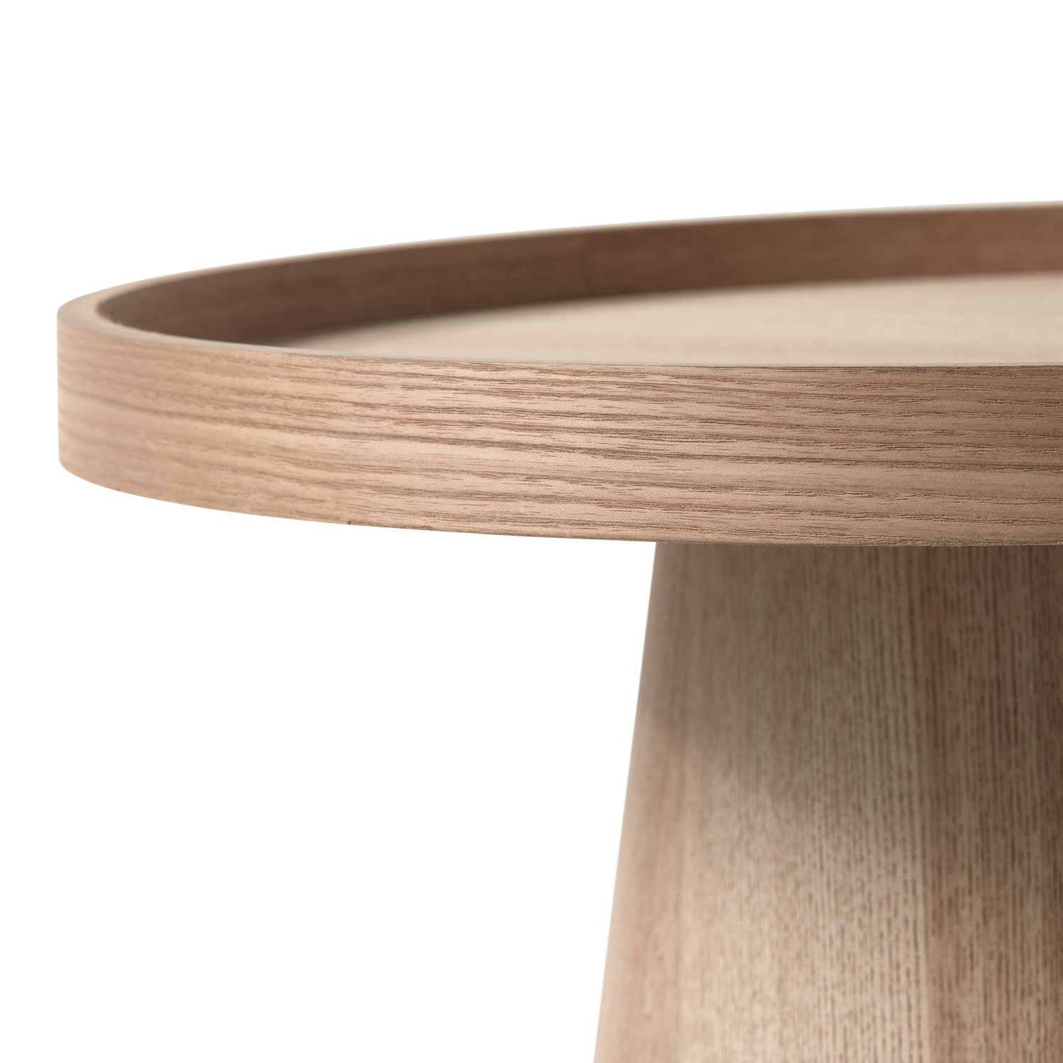 MAUD BEISTELLTISCH KONISCHES HOLZ NATUR 50xO45CM