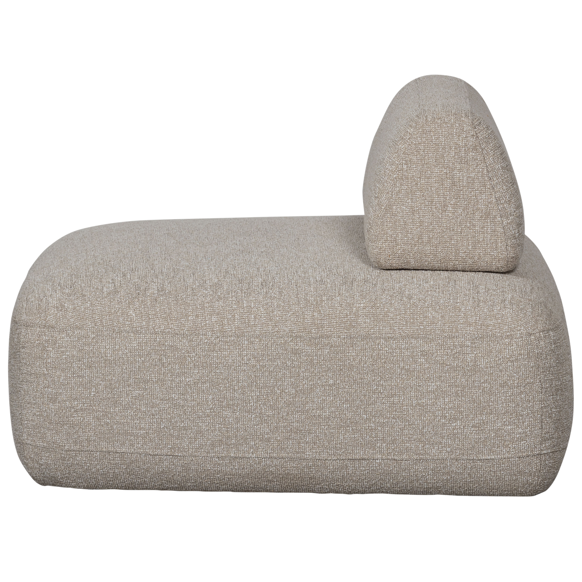 STERCK SESSEL MIT BEWEGLICHER RÜCKENLEHNE BOUCLE NATUR
