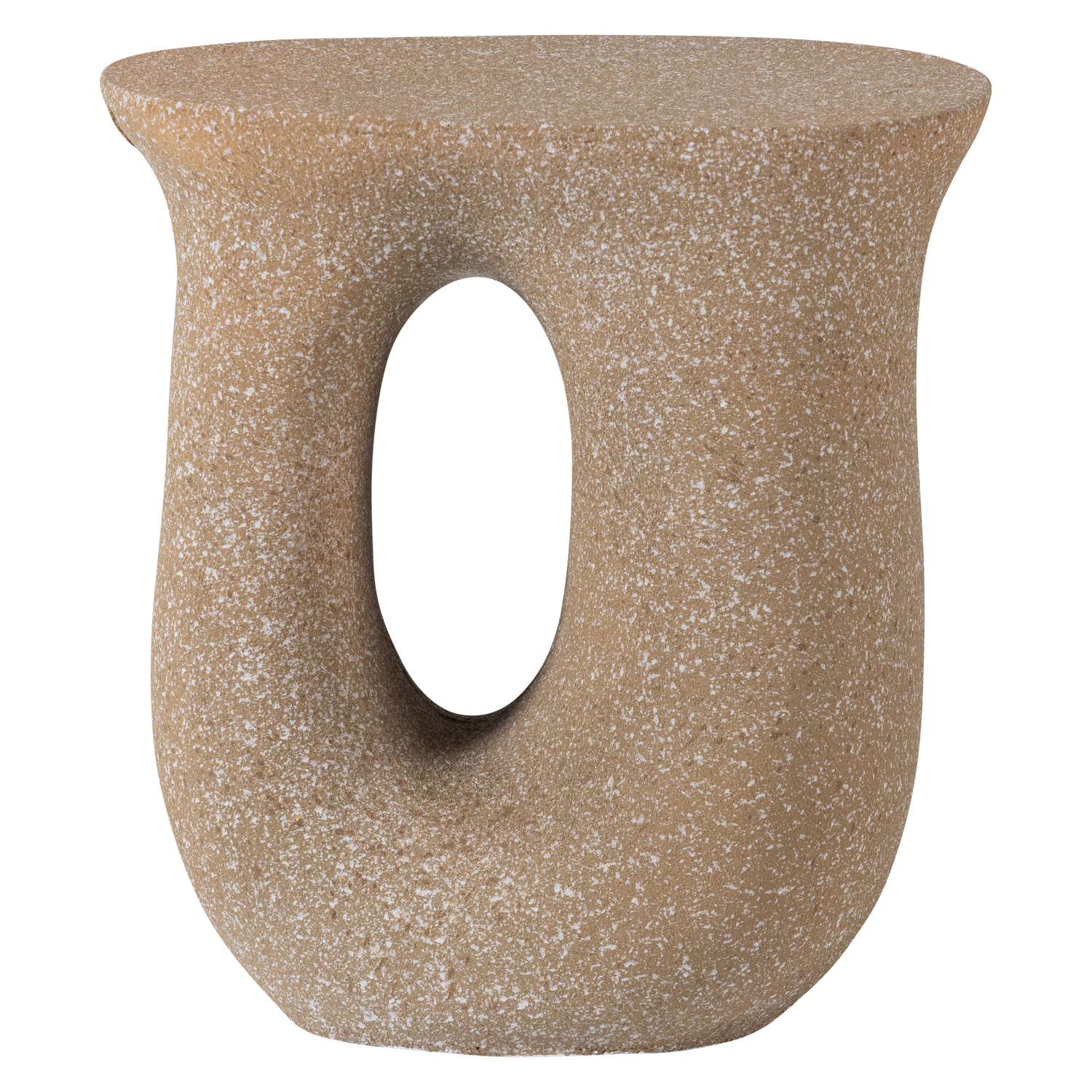 MOSON BEISTELLTISCH MIT TÜPFEN BEIGE