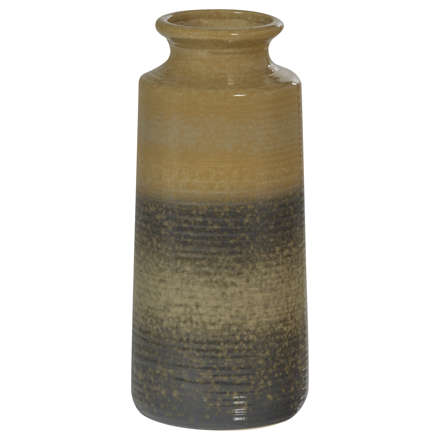 DECENNIA XL VASE KERAMIK HELLGRUN/DUNKELGRÜN