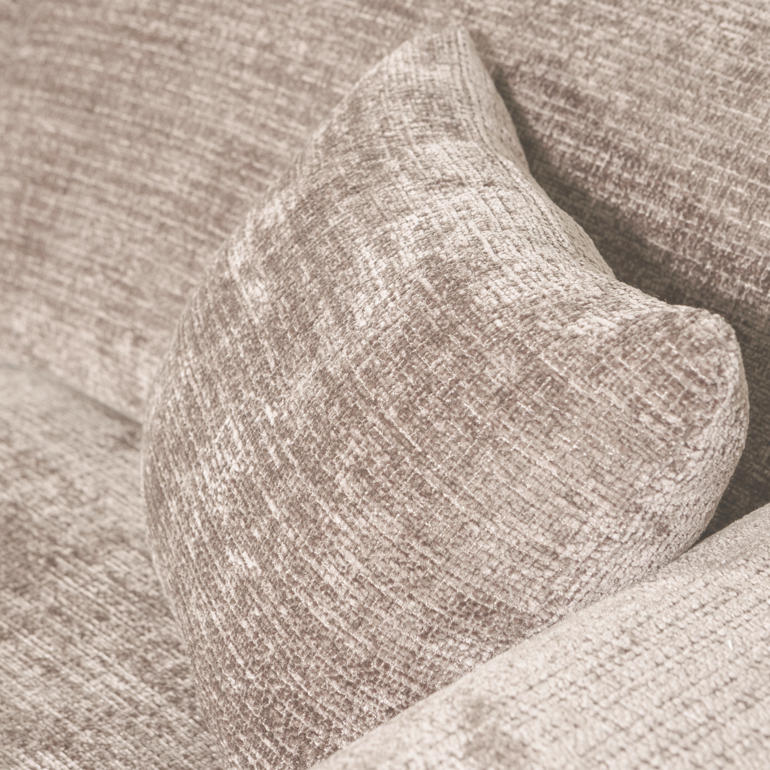 CLOUD CHAISELONGUE LINKS GEWEBTE CHENILLE NATUR