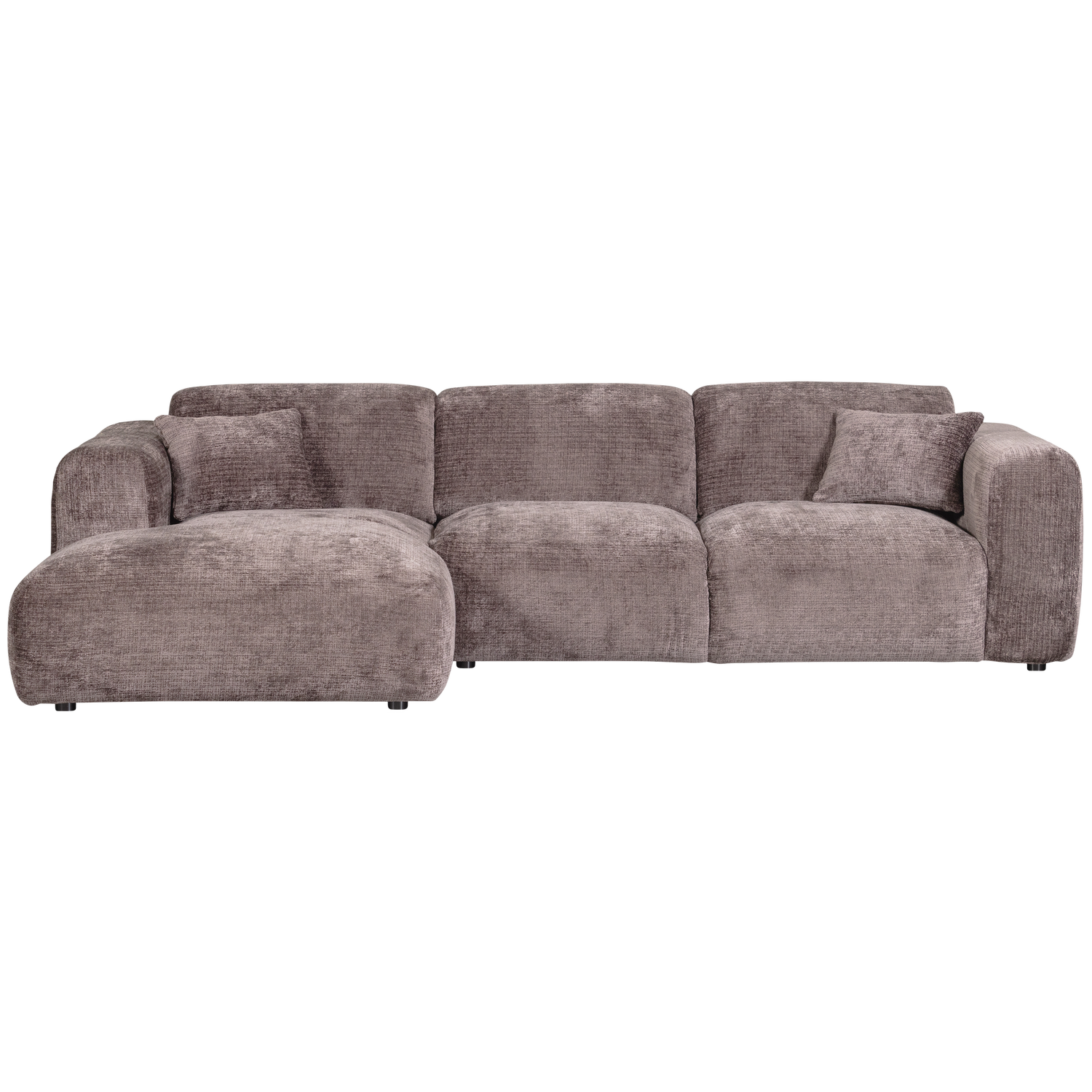 CLOUD CHAISELONGUE LINKS GEWEBTE CHENILLE TAUPE