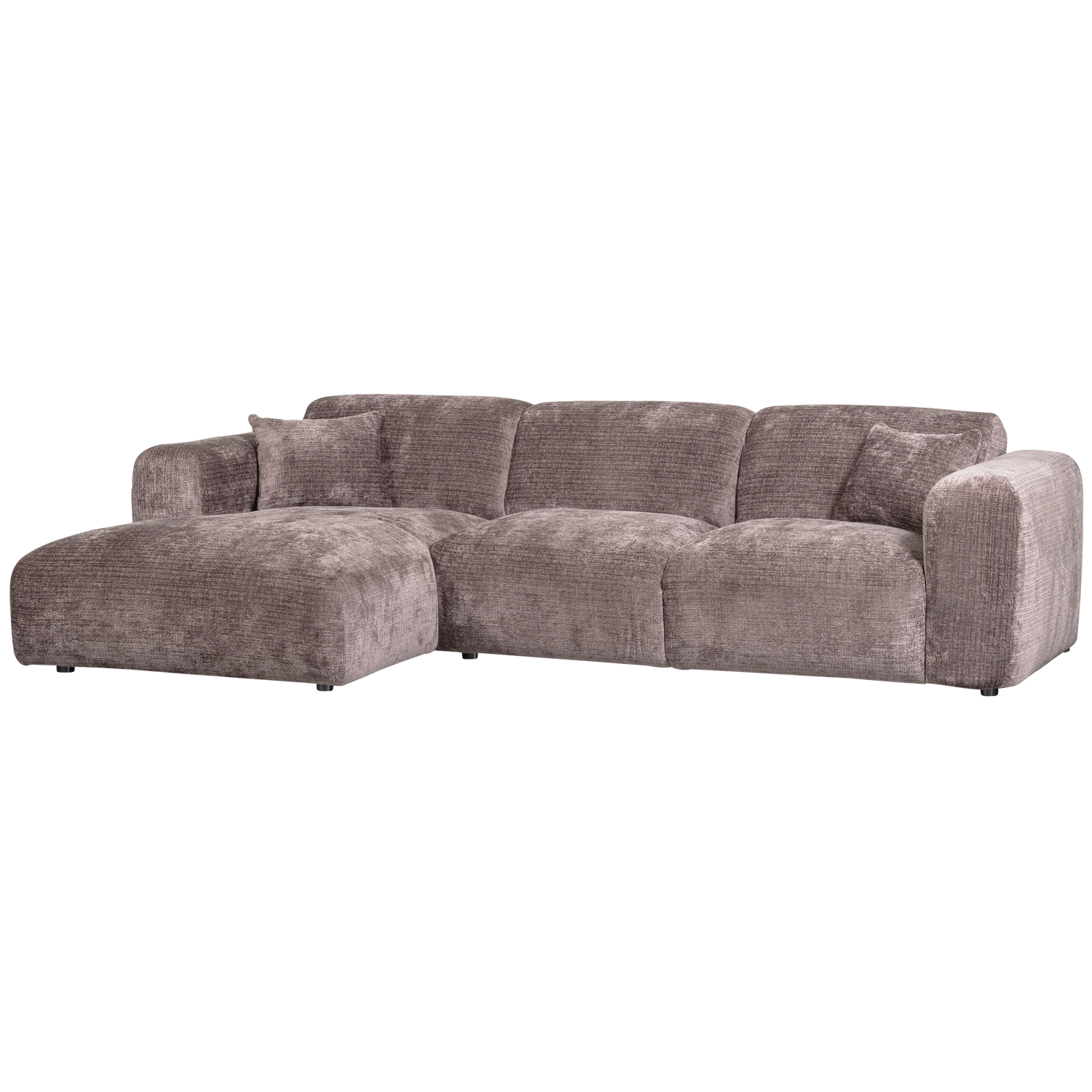 CLOUD CHAISELONGUE LINKS GEWEBTE CHENILLE TAUPE