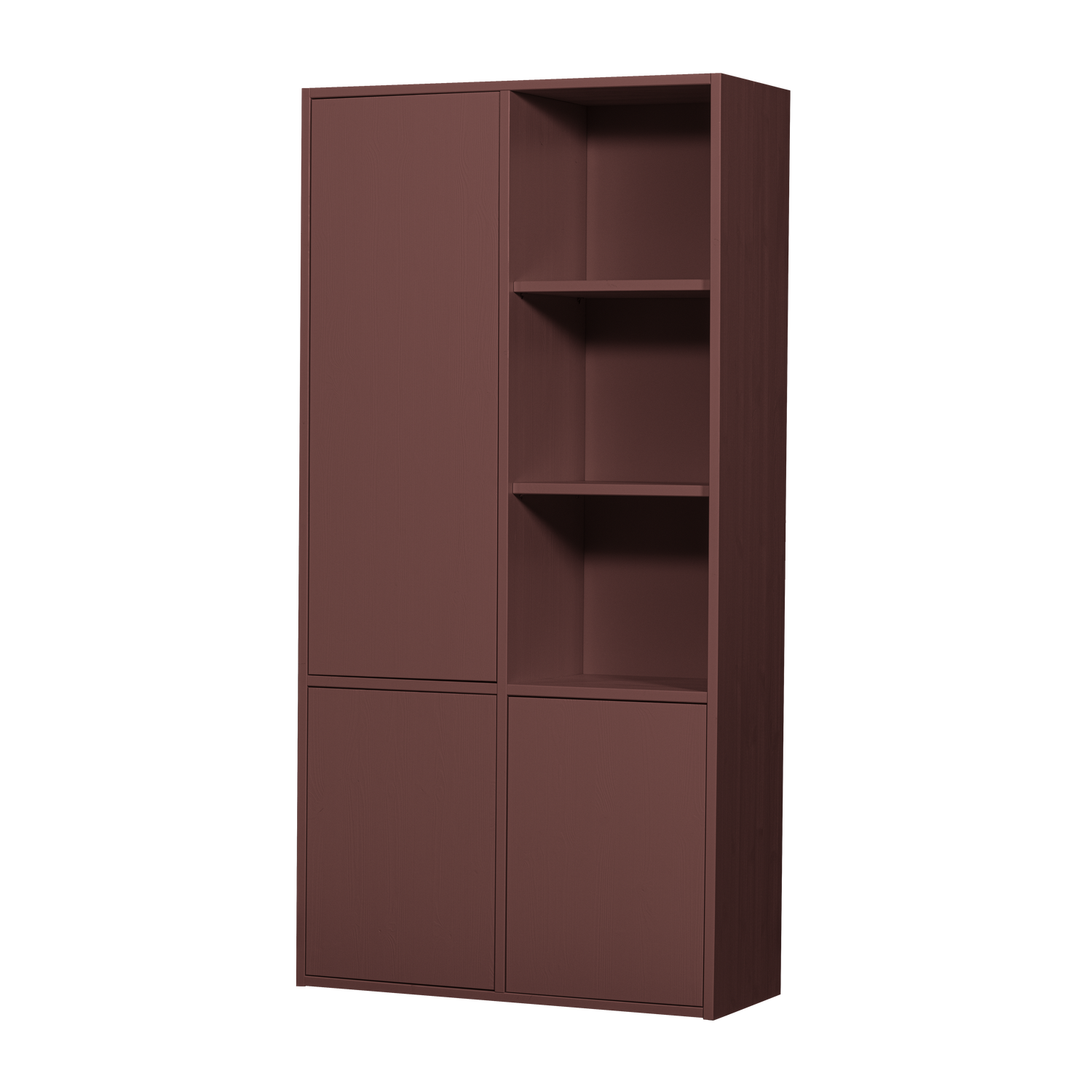 MEREL ABLAGESCHRANK KIEFER BORDEAUXROT [fsc]