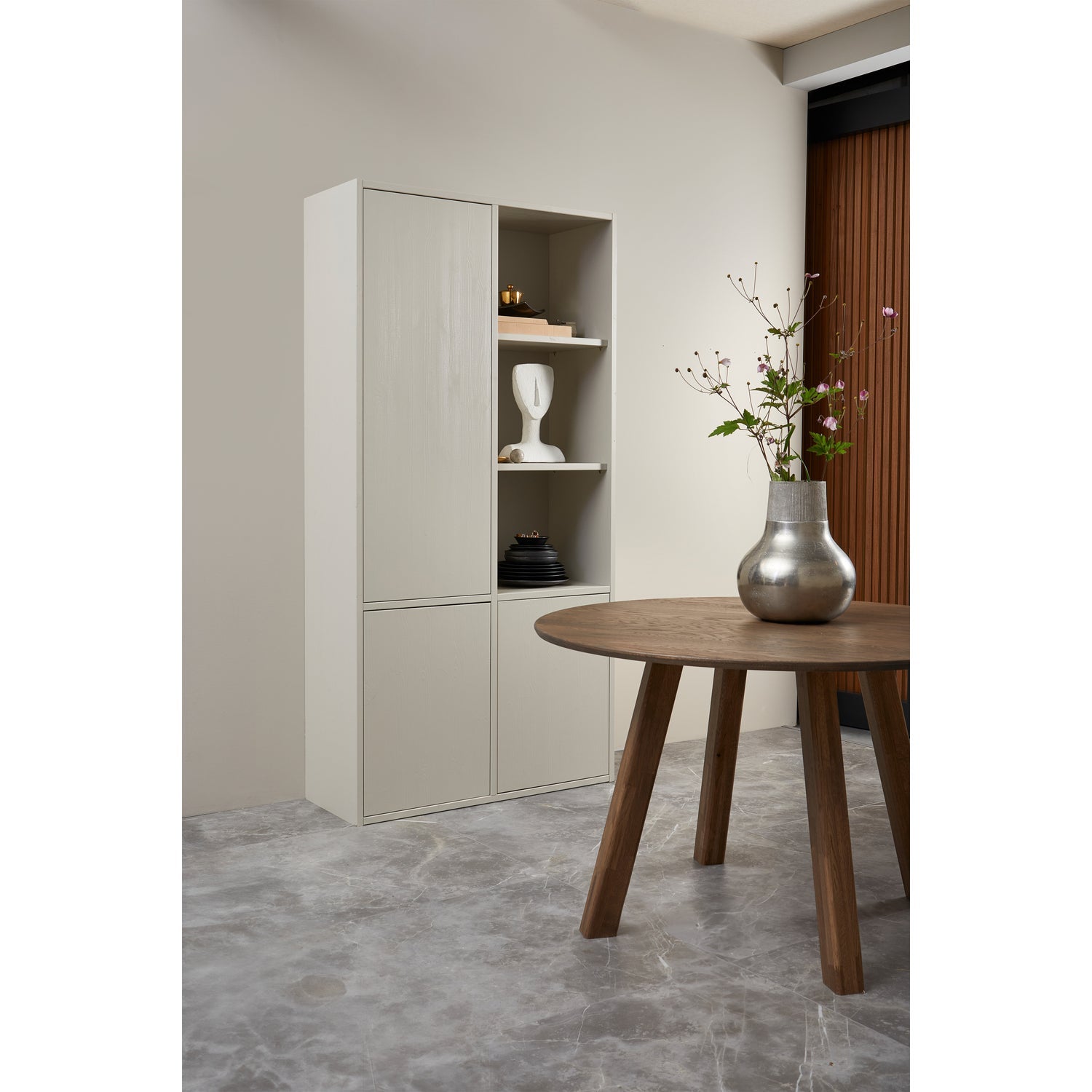 TABLO TISCH RUND DTL O120CM CASHMERE BRAUN [fsc]