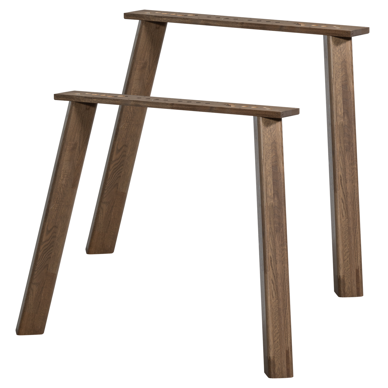 2ER SET - HAARLEM 4-POSITION FUSSE EICHE CASHMERE BROWN[fsc]