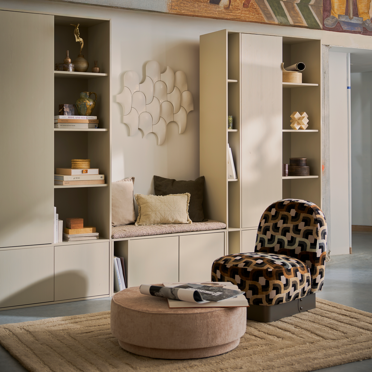 SETTLE DOWN ABLAGESCHRANK 108CM KIEFER DUST [fsc]