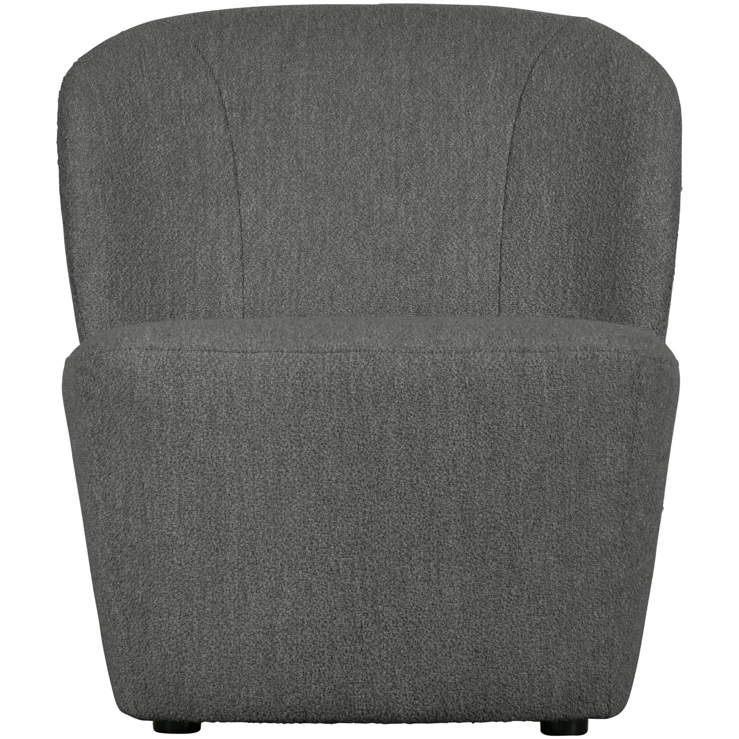 LOFTY SESSEL BOUCLE STAHL GRAU