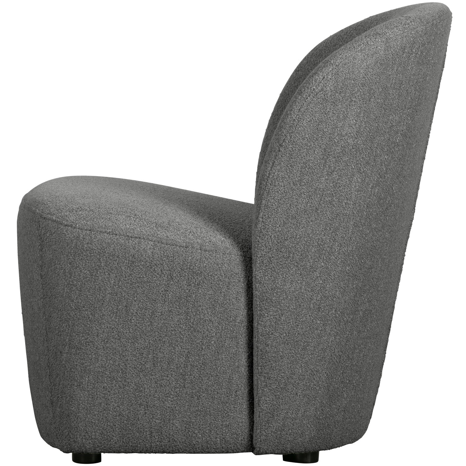 LOFTY SESSEL BOUCLE STAHL GRAU