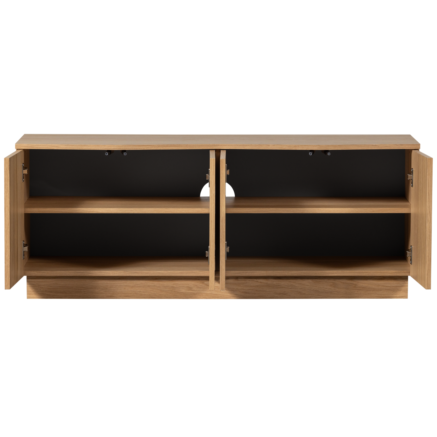 ZUMA TV-SCHRANK 133CM EICHE TRANSPARENT [fsc]