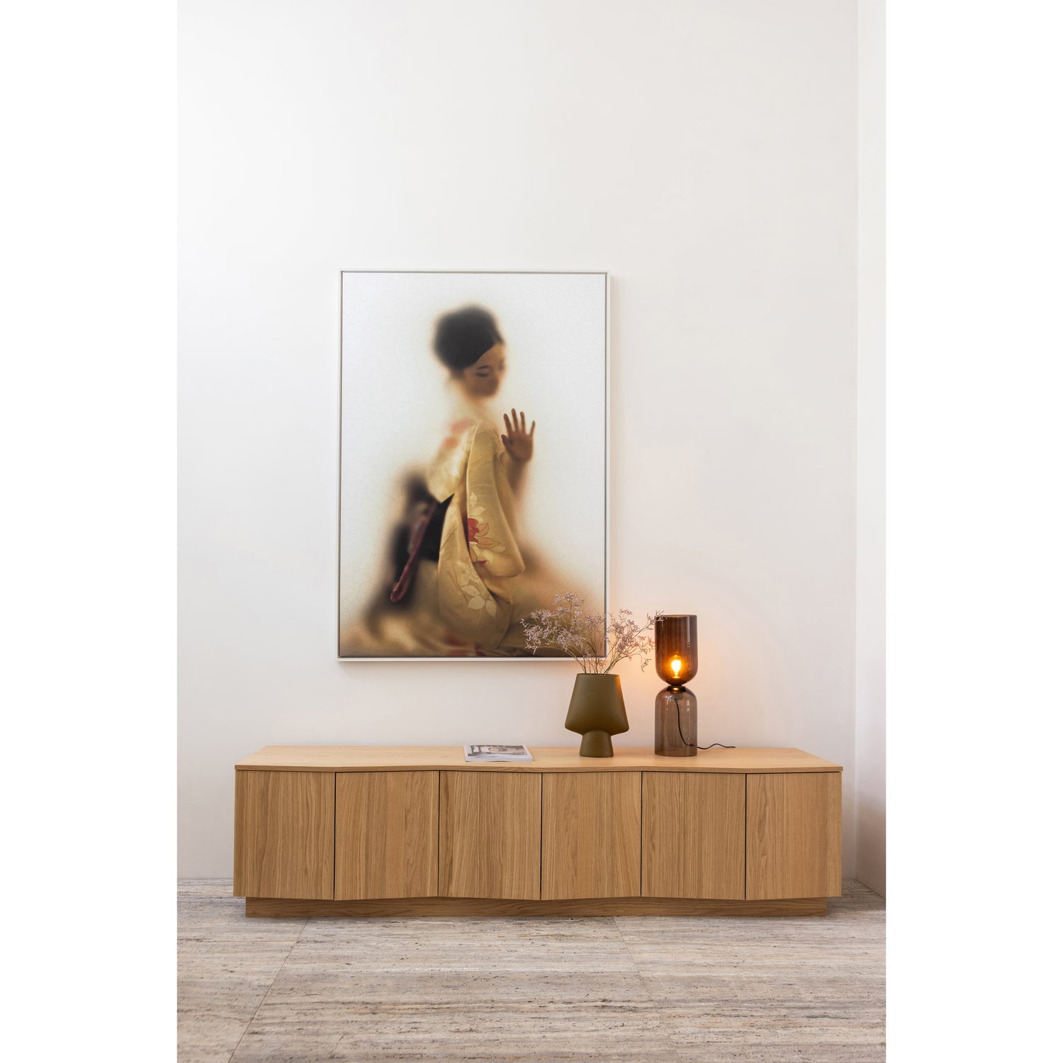 ZUMA TV-SCHRANK 200CM EICHE TRANSPARENT [fsc]