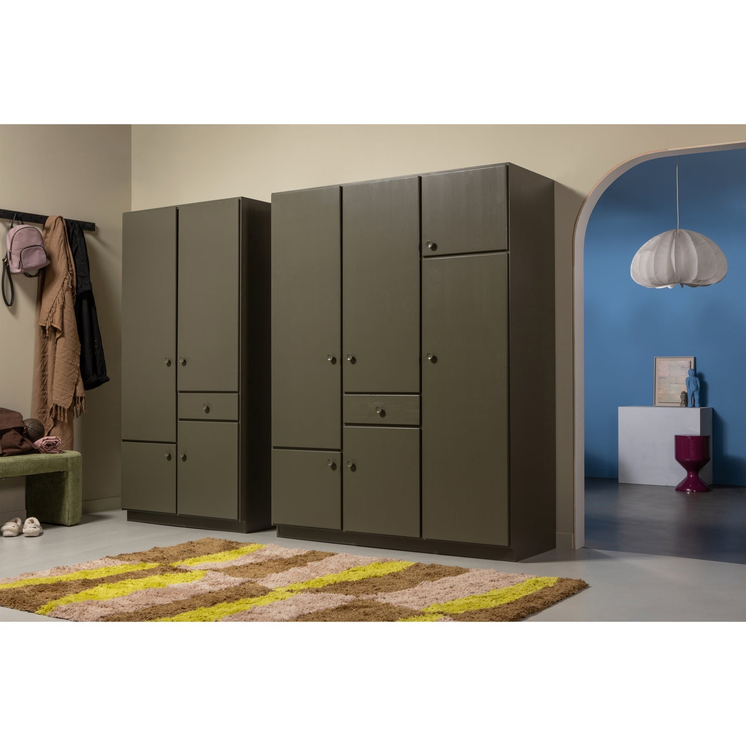 ALFIE KLEIDERSCHRANK 107CM KIEFER FOREST [fsc]