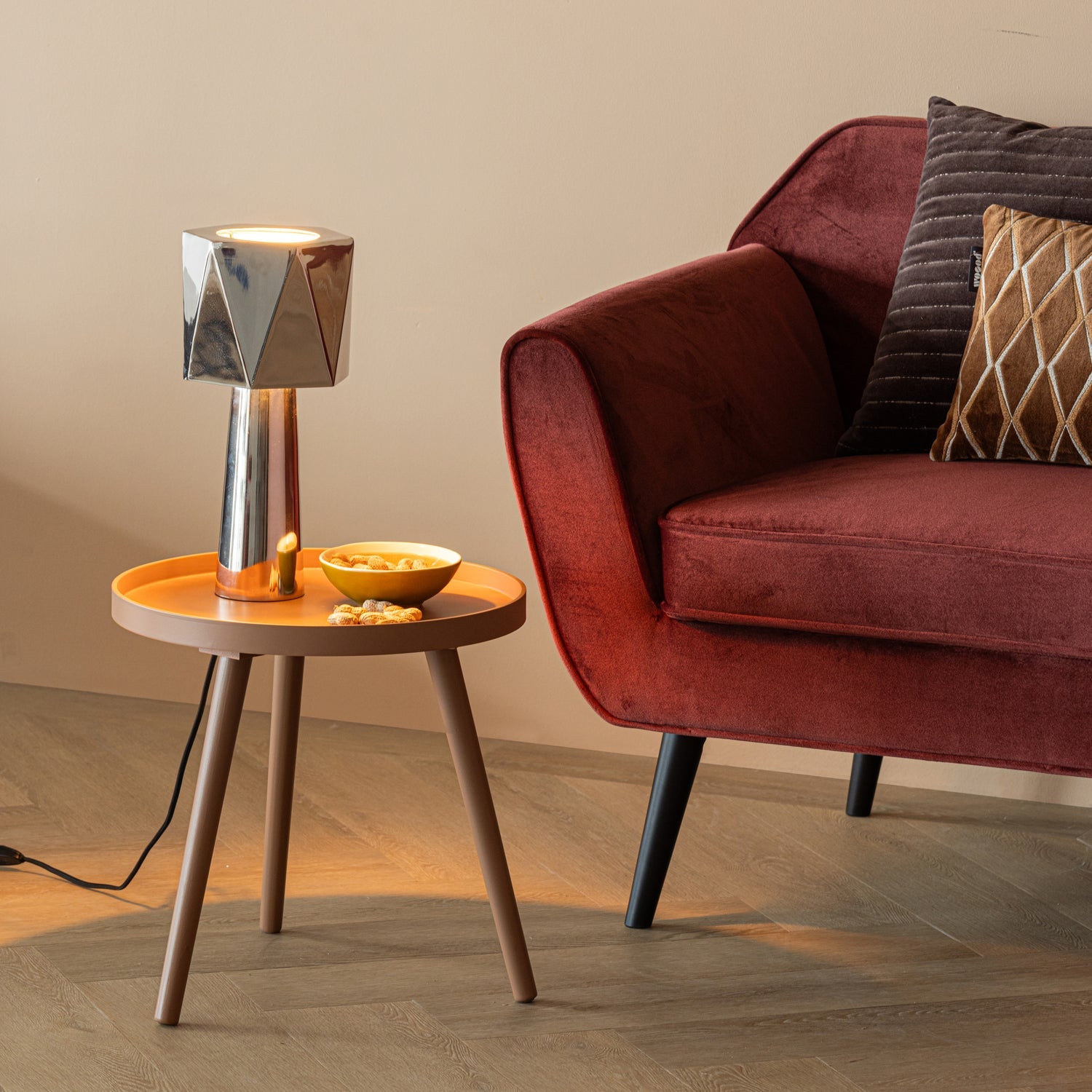 SASHA BEISTELLTISCH O41 CM HOLZ ALTROSA [fsc]