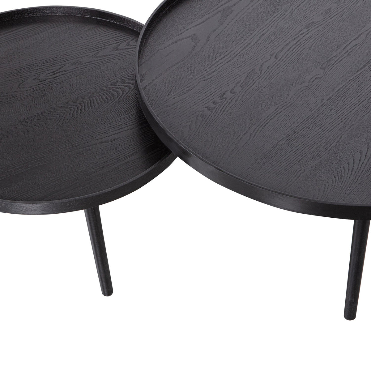 MESA L HOLZ BEISTELLTISCH SCHWARZ 34xO60 [fsc]