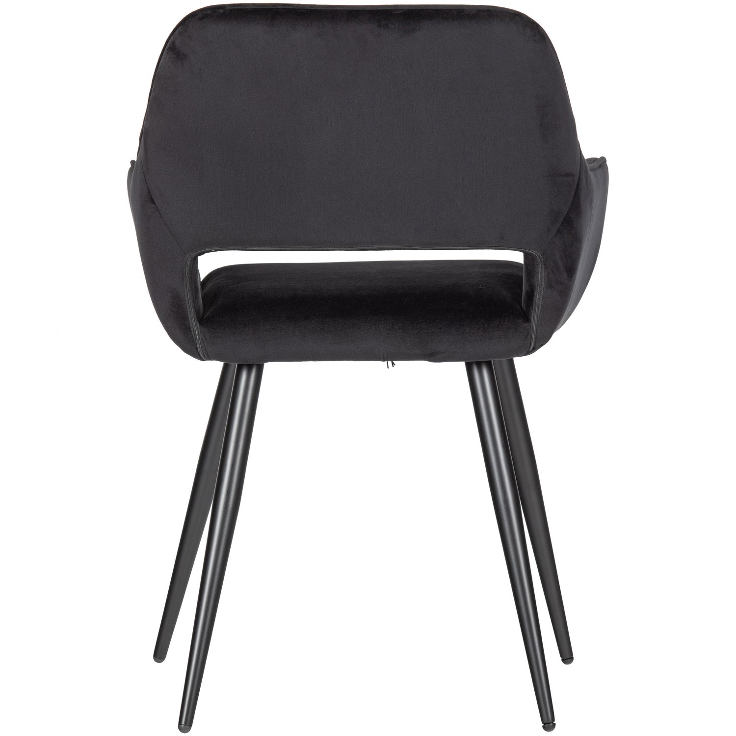 2ER SET- JEL STUHL VELVET SCHWARZ