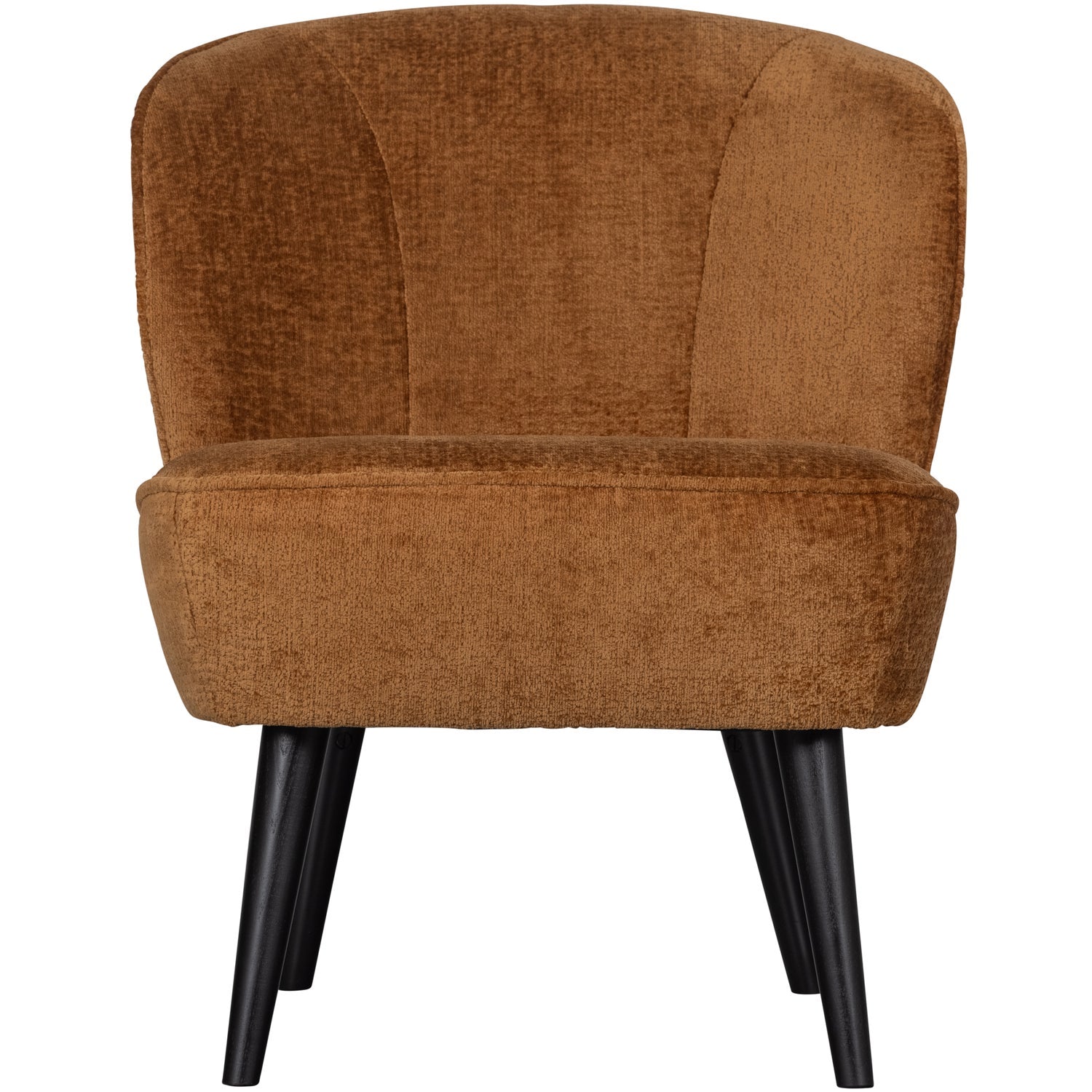 SARA SESSEL STRUCTURE VELVET COGNAC