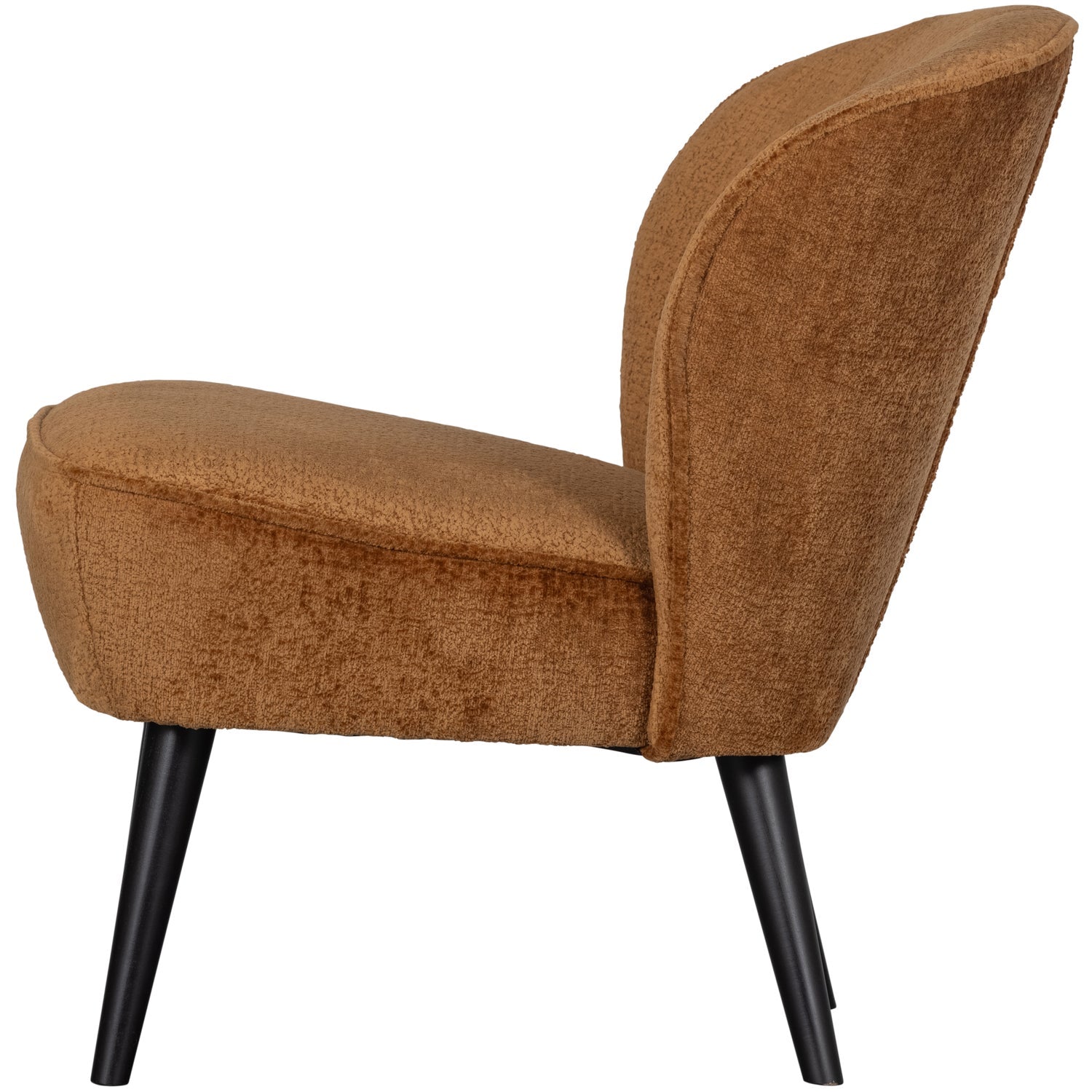 SARA SESSEL STRUCTURE VELVET COGNAC