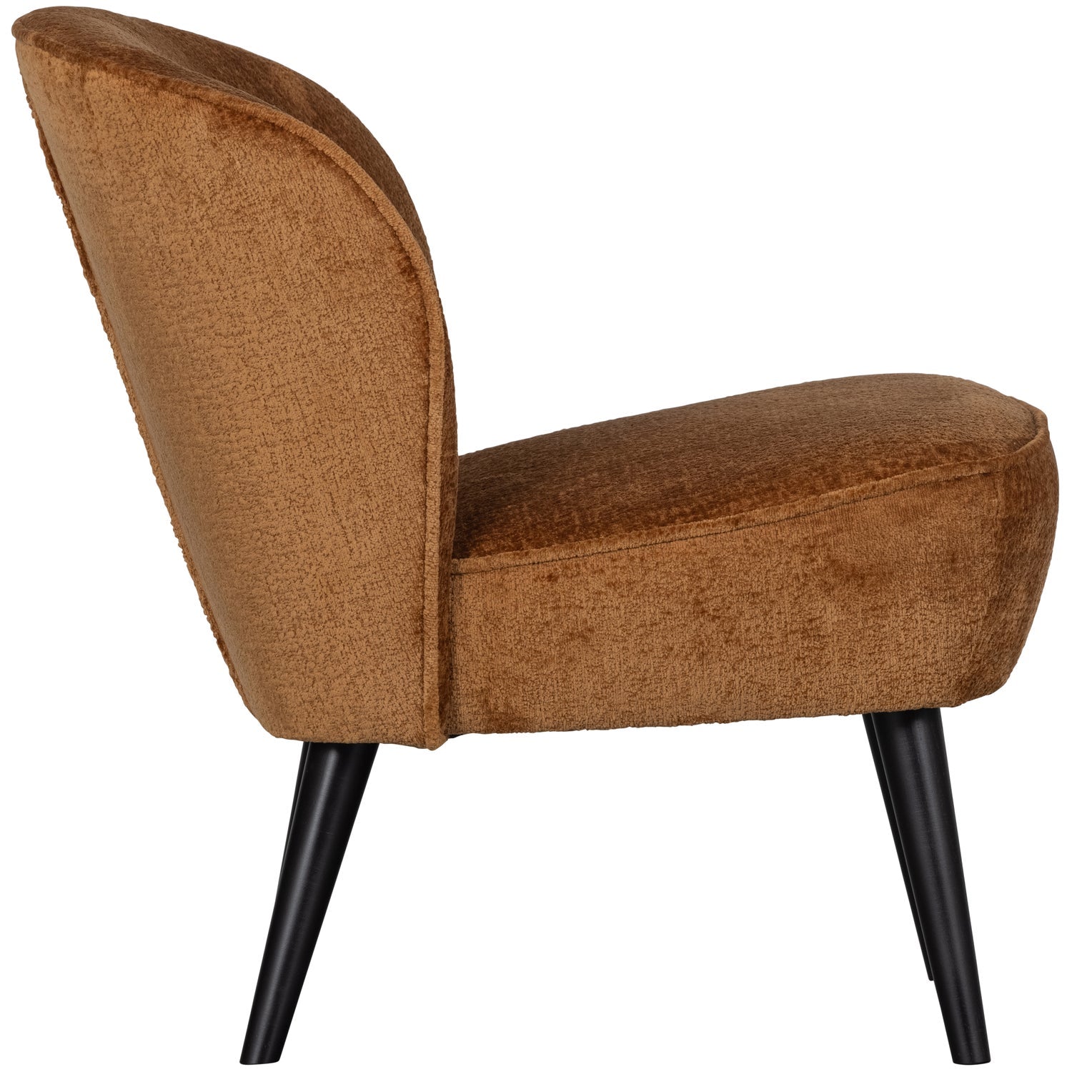 SARA SESSEL STRUCTURE VELVET COGNAC