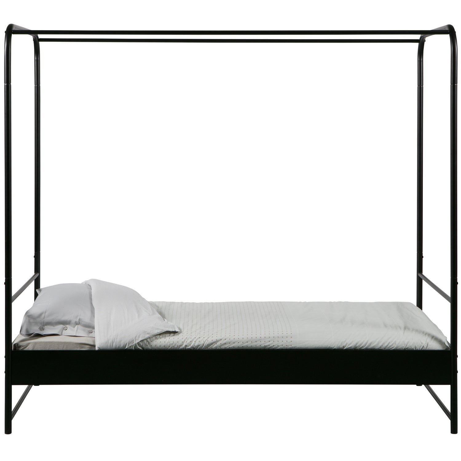 BUNK BETT METALL SCHWARZ 90x200 CM