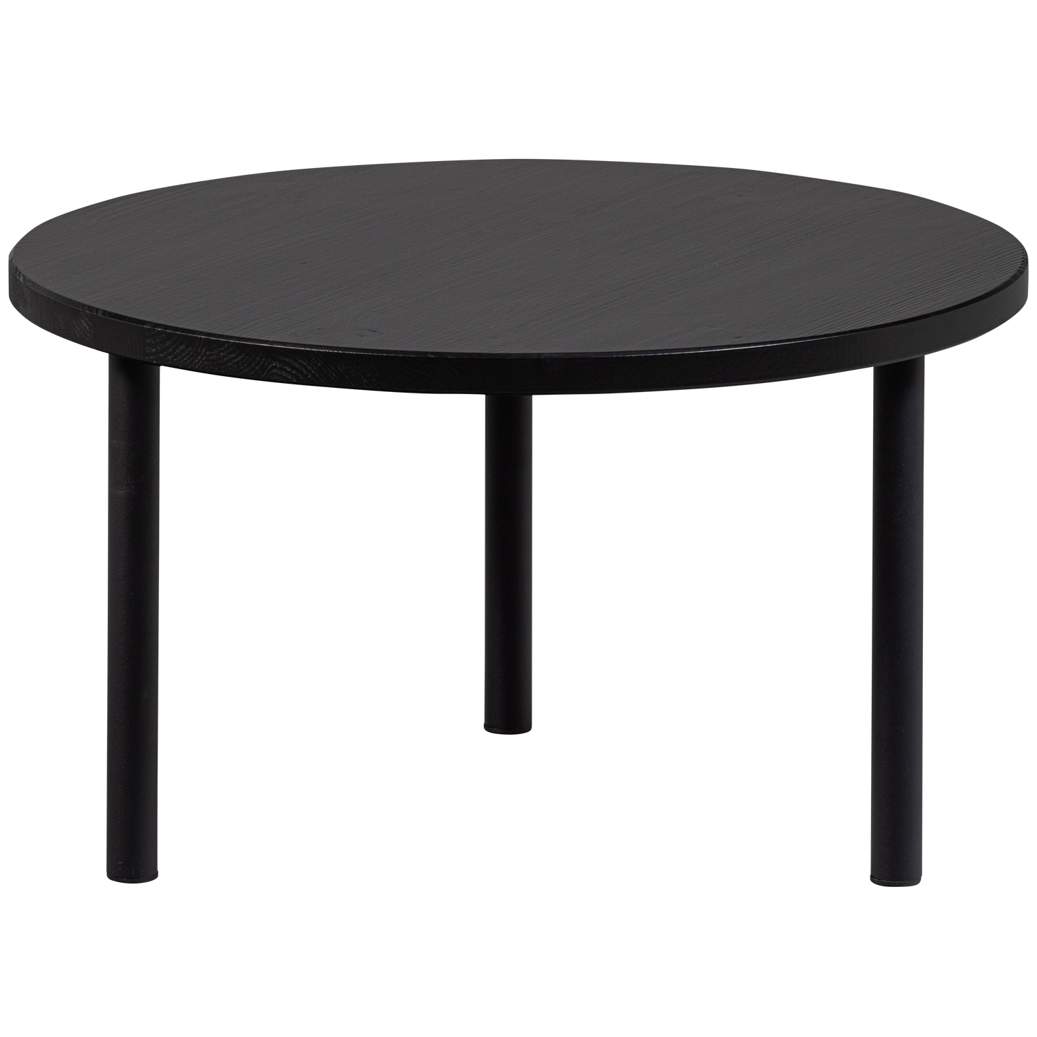 LAUT COUCHTISCH KIEFER RUND O60CM TIEF SCHWARZ [fsc]