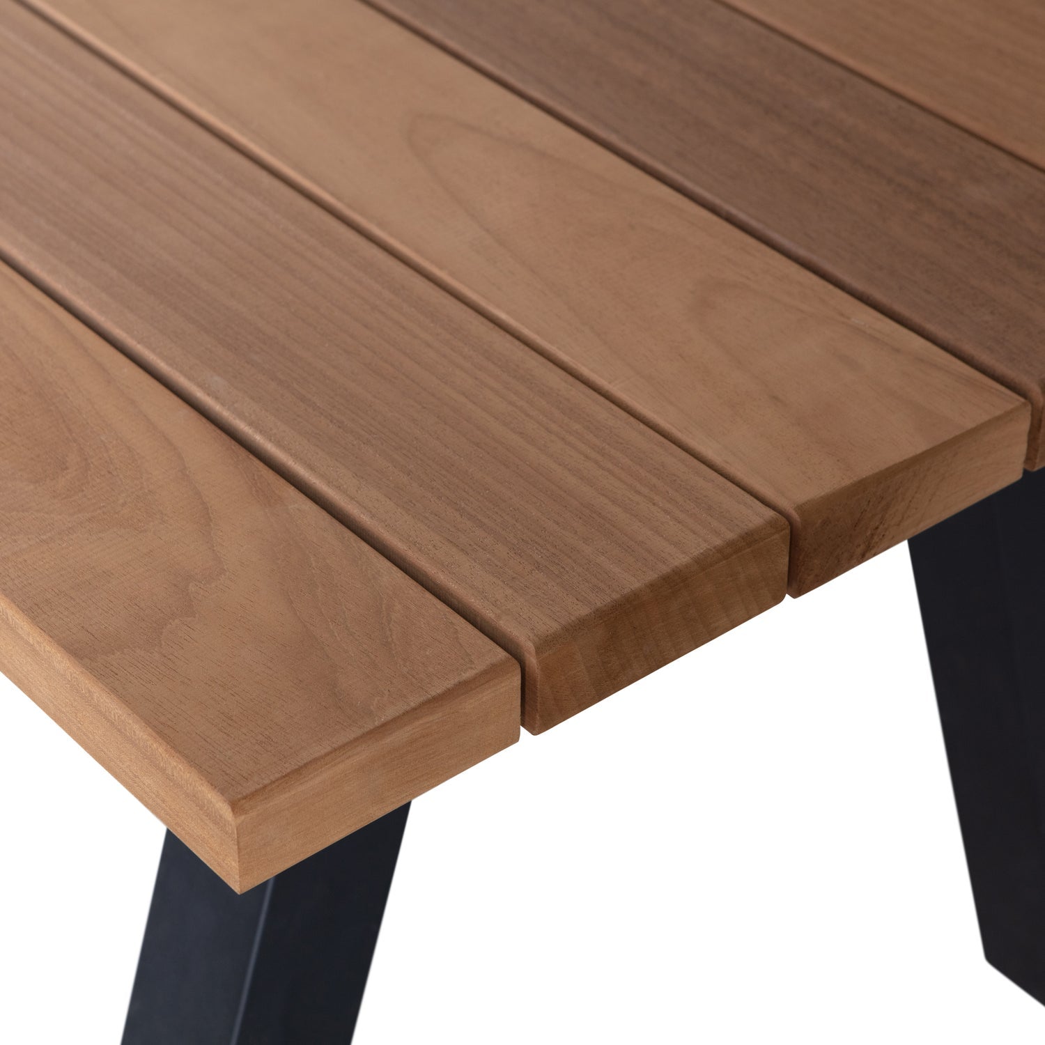 TABLO GARTEN TISCH AYOUS NATURAL MIT A-POOT METAL [fsc]