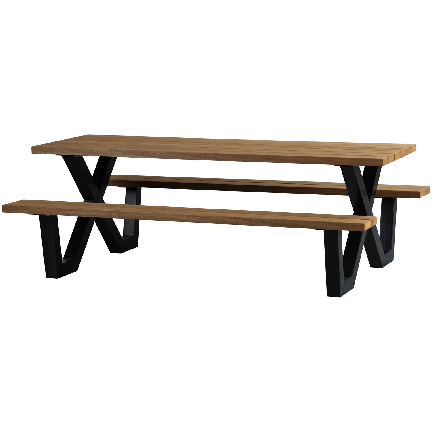 TABLO OUTDOOR PICKNICK TISCH AYOUS NATURAL X-POOT METAL[fsc]