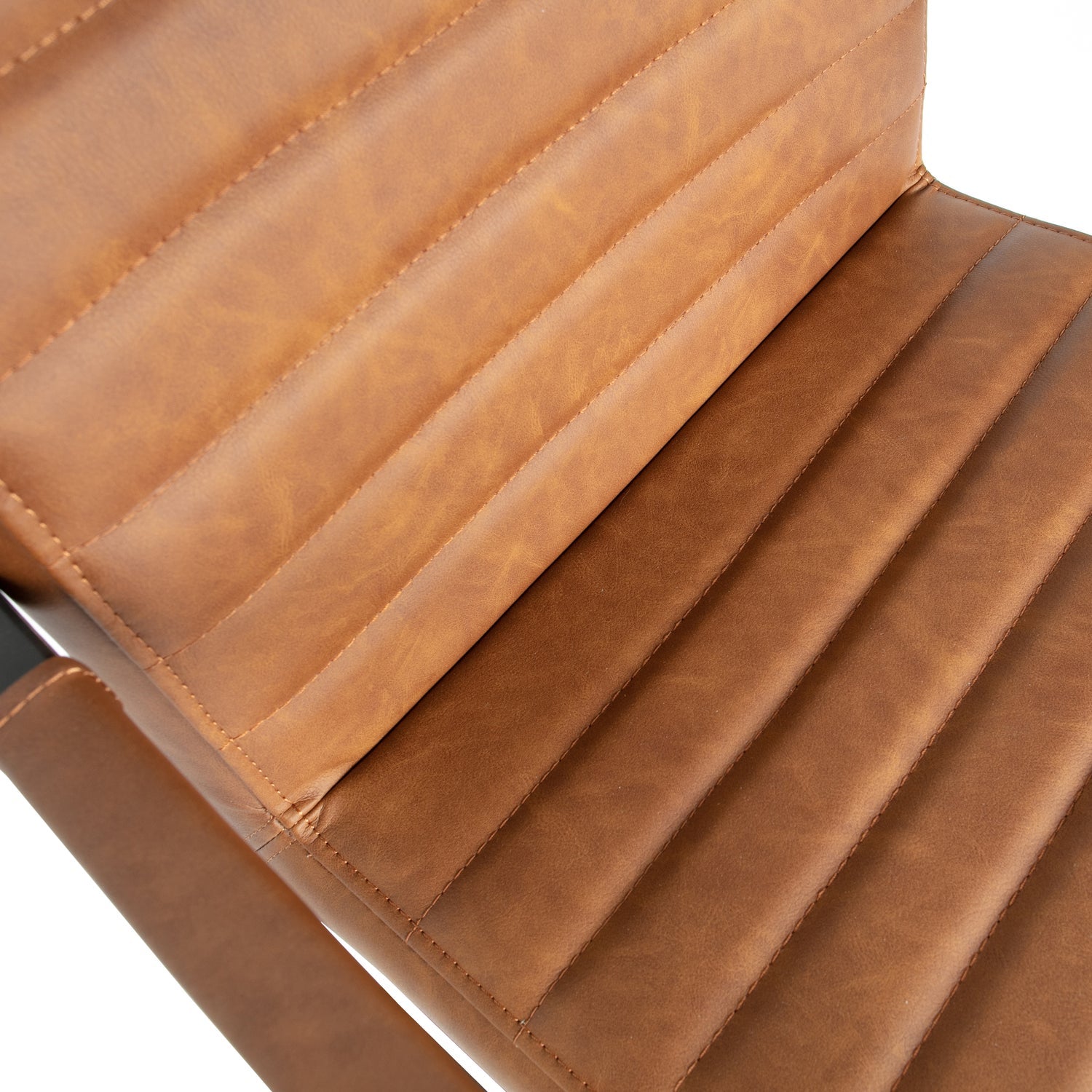 BAS ESSZIMMERSTUHL PU COGNAC