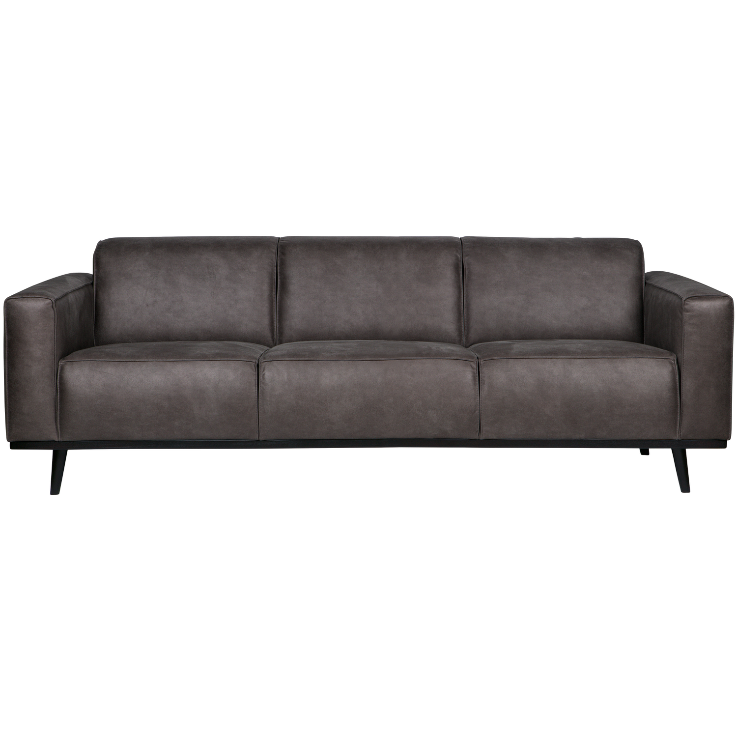 STATEMENT 3-SITZER SOFA 230 CM ECOLEDER DUNKELGRAU